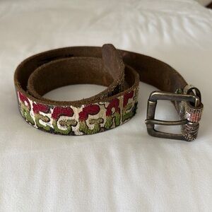 Vintage Reggae Leather Belt
